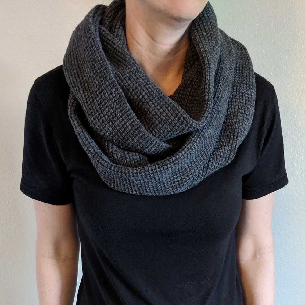 Gray Infinity Scarf